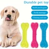 3pcs Dog Chew Toy, Bone Shaped Dog Chew Toy Teeth Cleaning, TPR Rubber Toothbrush Stick Chew Toy For Training And Entertainment 1