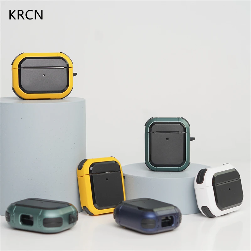 Premium TPU Anti-Fall Earphone Cover with Keychain Design
