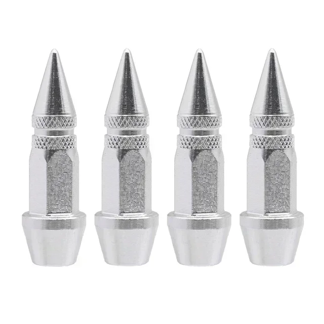 Universal Airtight Tire Valve Caps - Set of 4 for Cars, Motorcycles, and Bikes