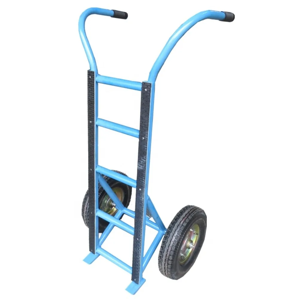 

Vertical move stone hand truck with two wheels hand pallet trolley