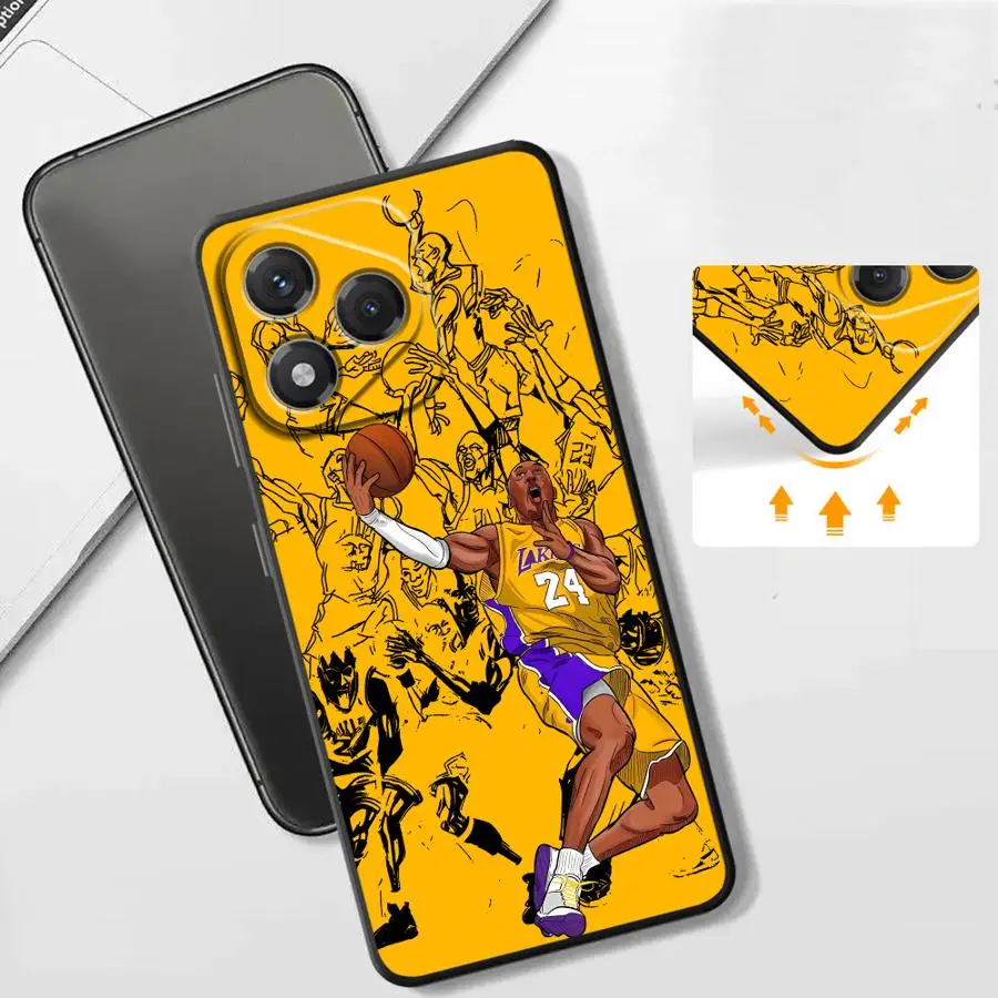 Cartoon Basketball Star Soft Shell Phone Case