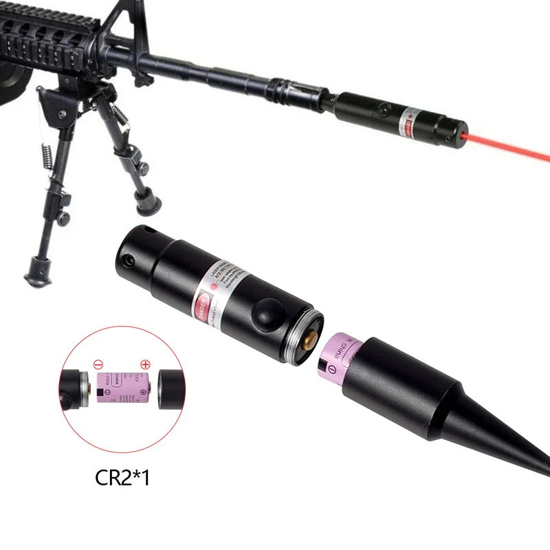 Laser Bore Sight Tactical Red Laser Boresighter Kit .177 to.50 Caliber Laser Pointer Collimator Universal Bore Sighter