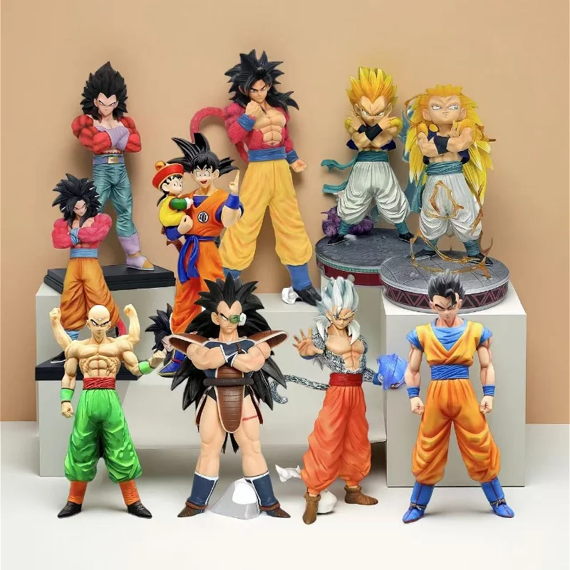 30cm Anime Raditz Figure Gk Dragon Ball Figures Manga Super Saiyan