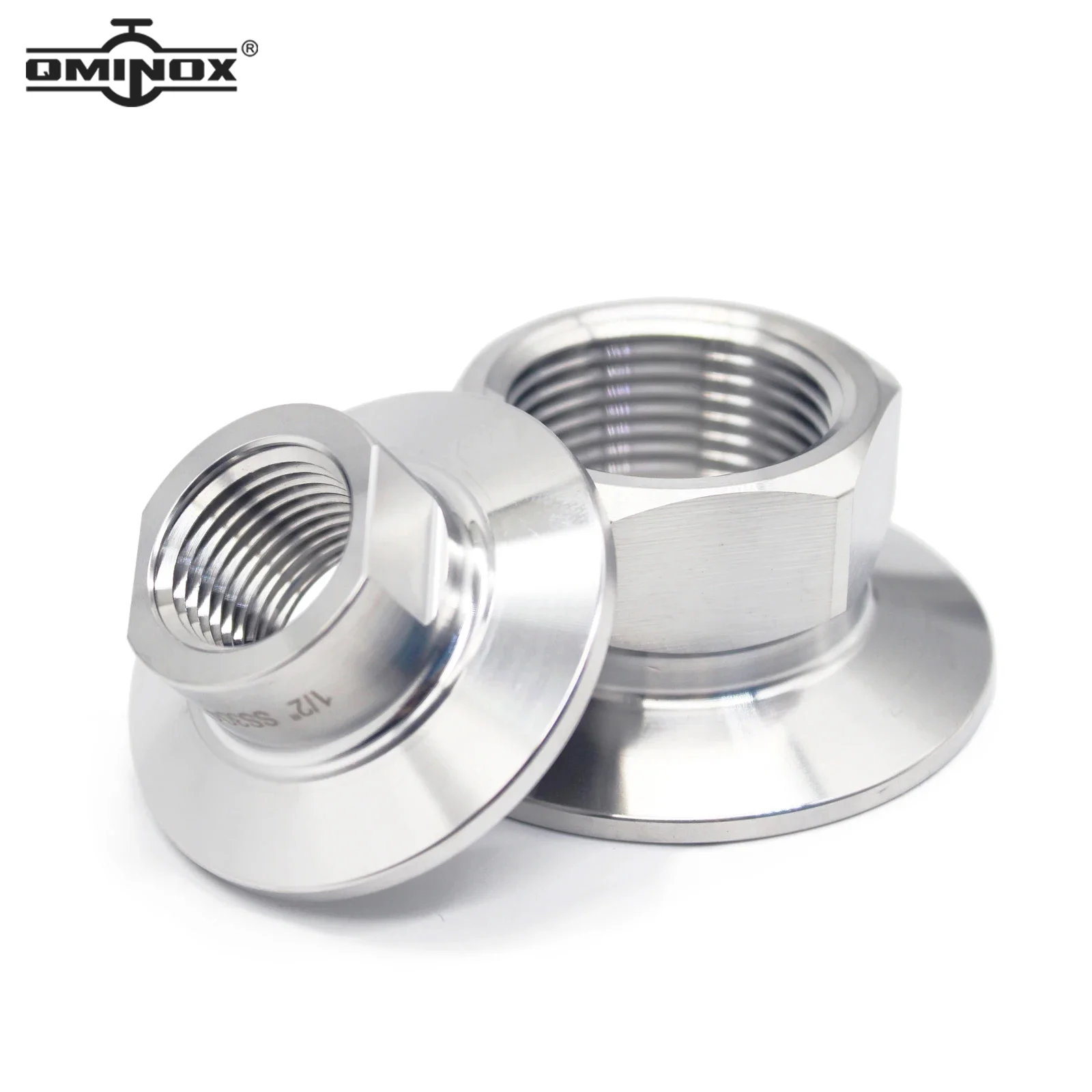 Metaland Adattatore da 3,8 cm a triplo morsetto a 3/4 NPT maschio
