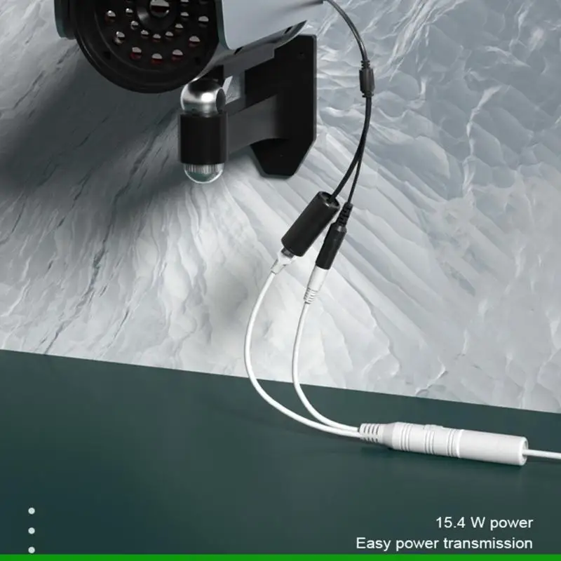 U55C WDT-PD02AF 48V 방수 PoE 분배기 어댑터 5.5x2.1mm 남성 커넥터
