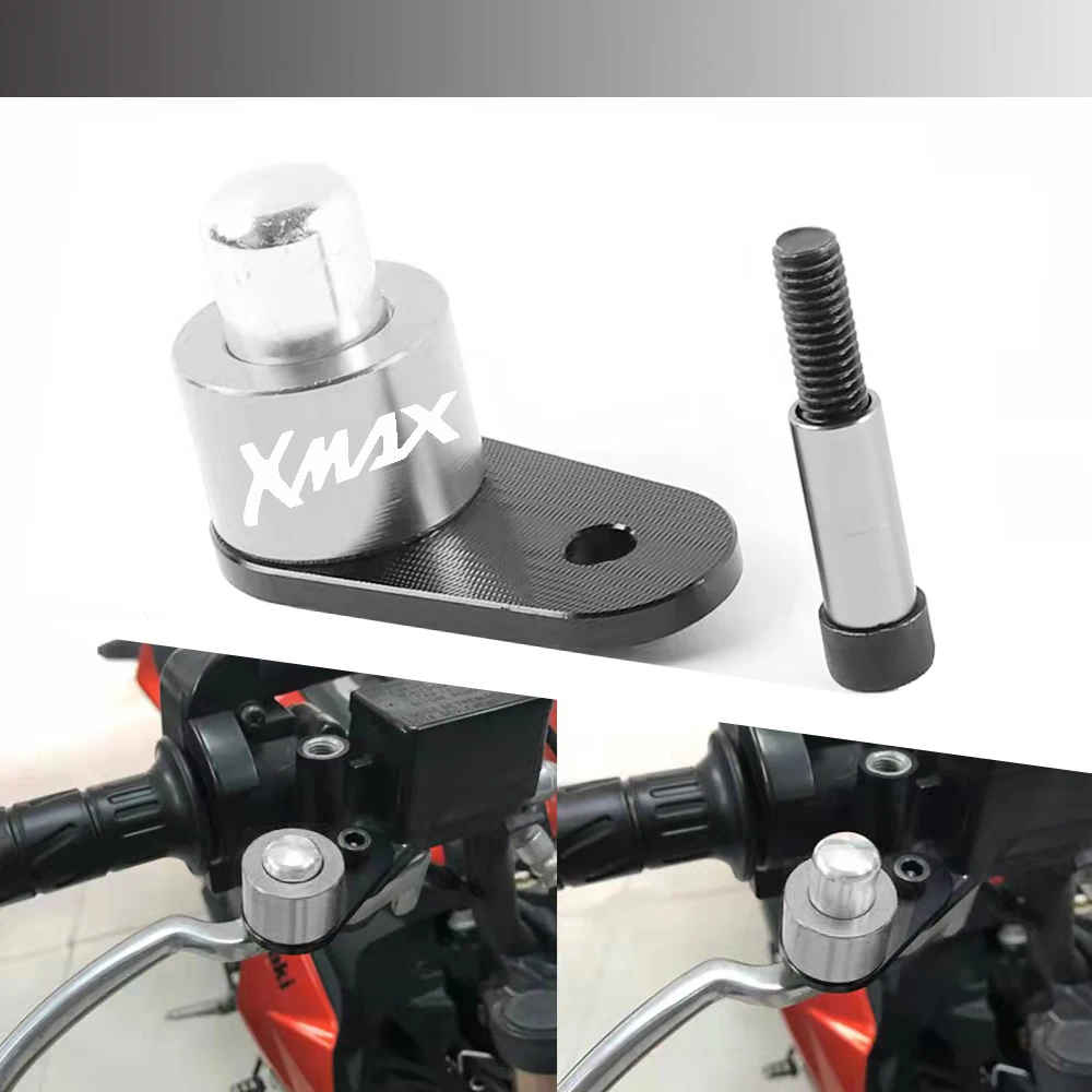 Motorcycle Accessories Parking Brake Switch Control Lock Ramp Braking Auxiliary Stops For YAMAHA XMAX 250 XMAX 300 XMAX 400 number plate frame Body & Frame Parts