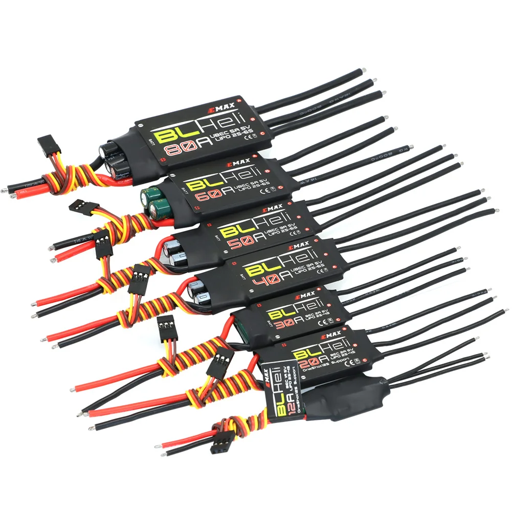 Micro moteur ESC 12A-80A pour drone RC, lot de 2