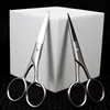 Stainless Steel Round Head Nose Hair Scissors Makeup Eyebrows Small Scissors Beard Scissors Beauty Tools Makeup Tools 2