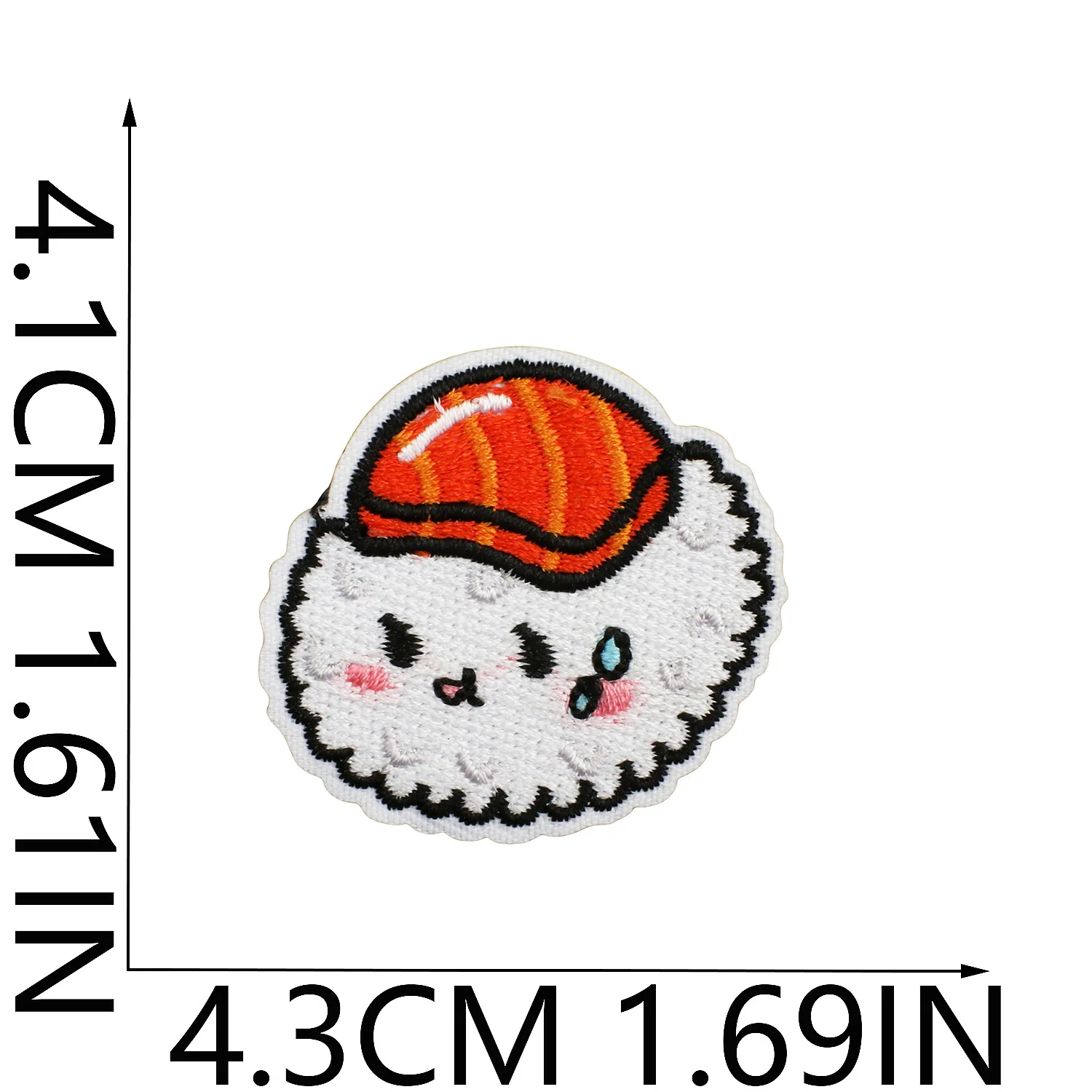 16pcs Kawaii 스시 패치 ??   DIY 당신의 스타일 즉각적인 의상 업그레이드 ?   가방/옷을 위한 DIY 귀여운 것들