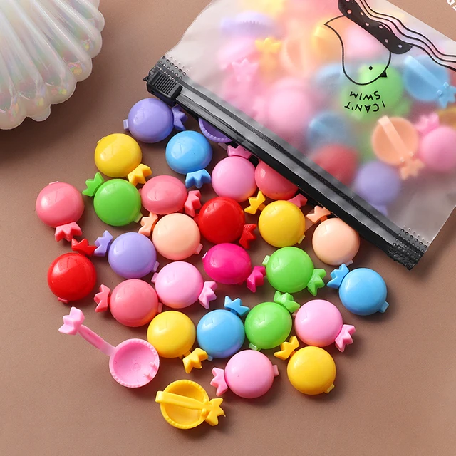 40Pcs Girls Colorful Hair Clips Flower Star Mickey Cute Small Hair Claws Kids Sweet Hairpins Cartoons Fashion Hair Accessories style-44
