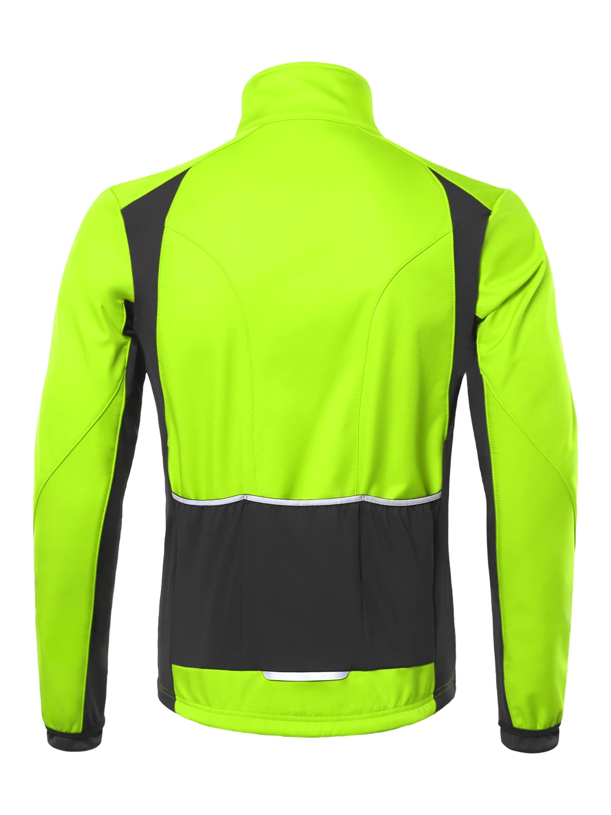 Winter Cycling Jacket Mens Waterproof Windproof Fleece with 6 Pockets