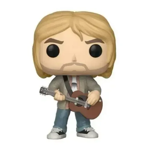 thumbnail image 1 of Rock-bottom Price Funko POP Star Singer KURT COBAIN 64# 65# 66# 67# Vinyl Figures Collection Model Toy For Friend Birthday Gifts, 1 of 5