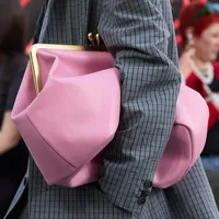 Sac à main de luxe élégant pour femme en cuir PU souple avec fermoir Kisslock, sac de soirée chic 2026 1