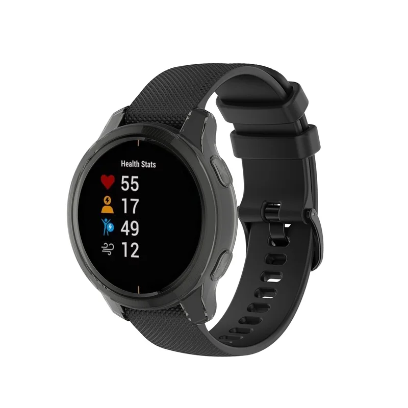Crystal Clear TPU Protective Case - Soft Silicone Shell for Smartwatch Accessories