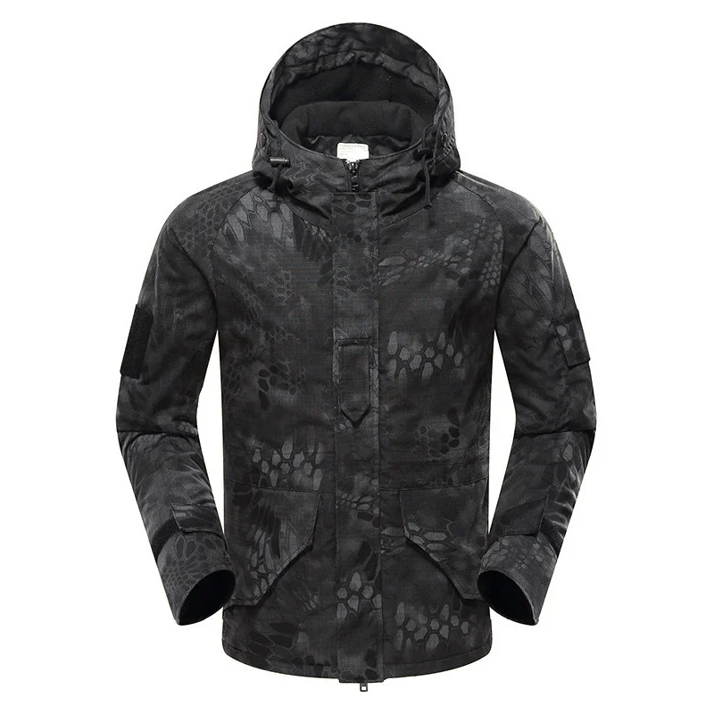 New G8 Men Winter Tactical Jacket Camouflage Outdoor Coats Thick Warm Fleece Inside Military Jacket Waterproof Windbreaker S-3XL