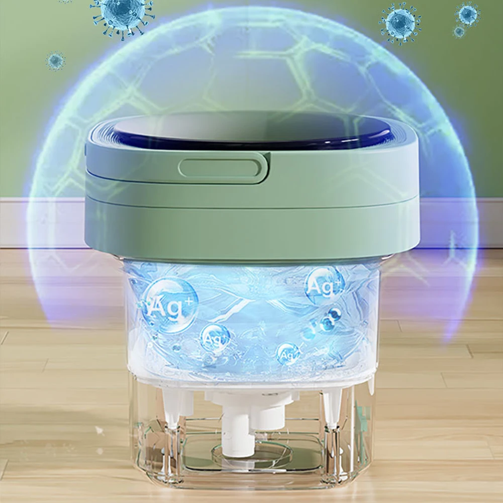 Washing Machine Baby Clothes Washer 6.5L Small Washing Machine 3 Modes Wash and Spin Dry for Camping Travel RV Self-Drive for Student Dormitory