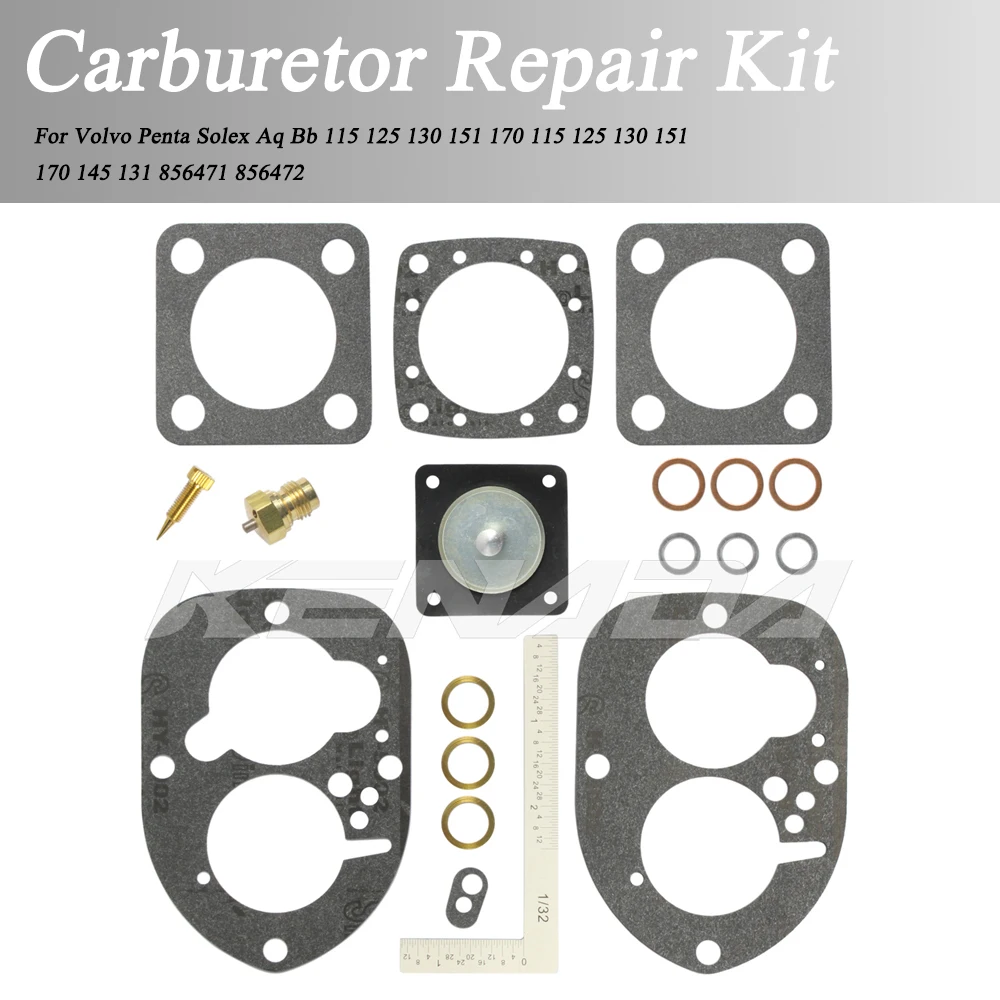 

Для Volvo Penta Solex Aq Bb 115 125 130 151 170 115 125 130 151 170 145 131 856471 856472 КАРБЮРАТОР Набор для Ремонта Карбюратора
