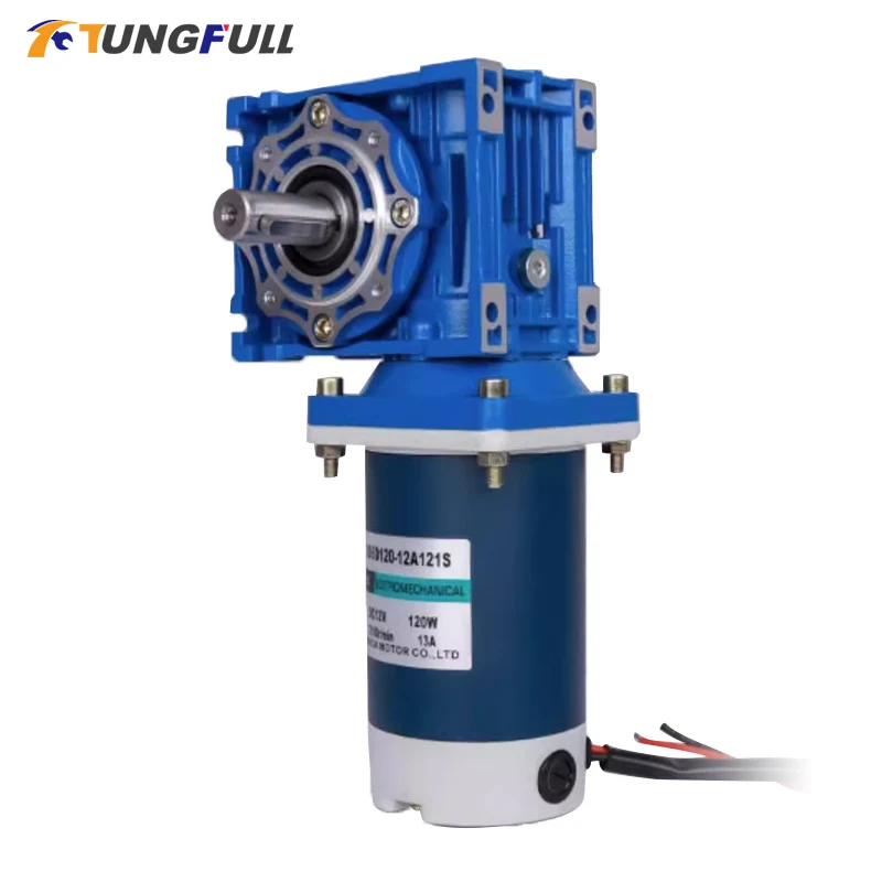 80W Turbo Motor Lage Snelheid 80 W Turbo-reductiemotor 24V DC – Hoog Koppel, Lage Snelheid (20 RPM), Verstelbaar, Voor Robots En Industriële Toepassingen CNC Machine Motor