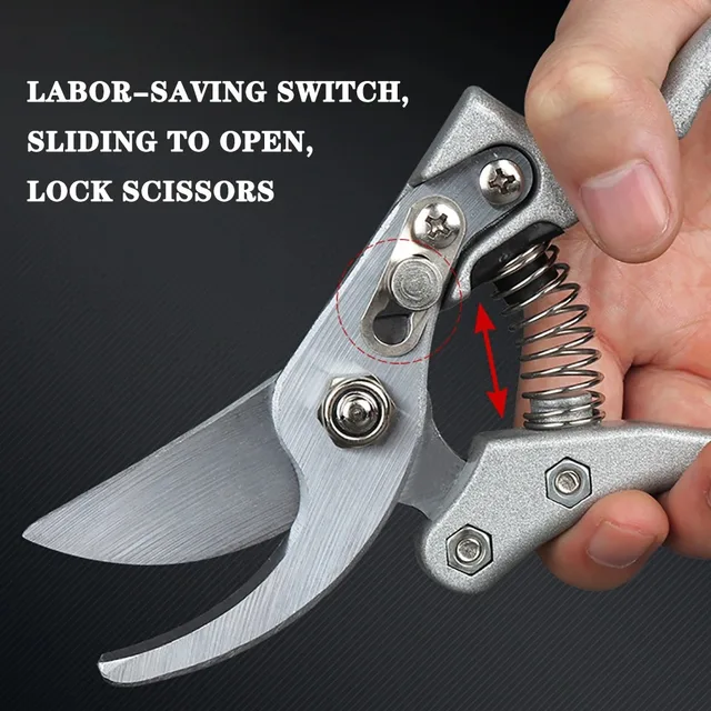 Garden Scissor Orchard Branch Shear Fruit Tree Pruning Shears Garden Pruning Shears Bonsai Plant Trim Grafting Tool 4