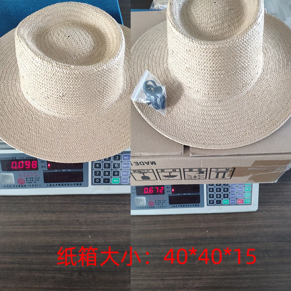 Modische Stroh Top Fedora Hut Sommer Strand Panama Kappe Jazz Hüte für Frauen Männer Sonnenschutz Outdoor Reise Casual Hüte – Detail 3
