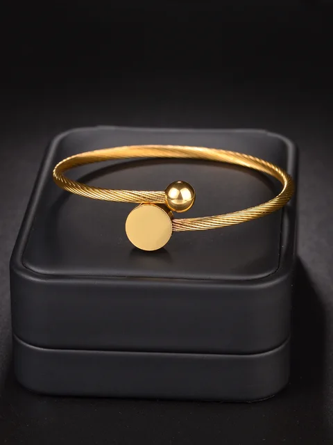 Hip Hop Stainless Steel Bracelet Adjustable Open Cuff Charm Bangle for Men Women Punk Heart Bracelets Lovers Jewelry Gifts 6