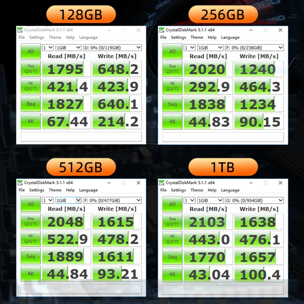 Ʈ ǻͿ HDD 2242  ָ Ʈ ϵ ̺, M.2 NVMe PCIe 3.0x4 SSD, 256GB, 512GB, 1TB  ָ SSD ϵ ũ