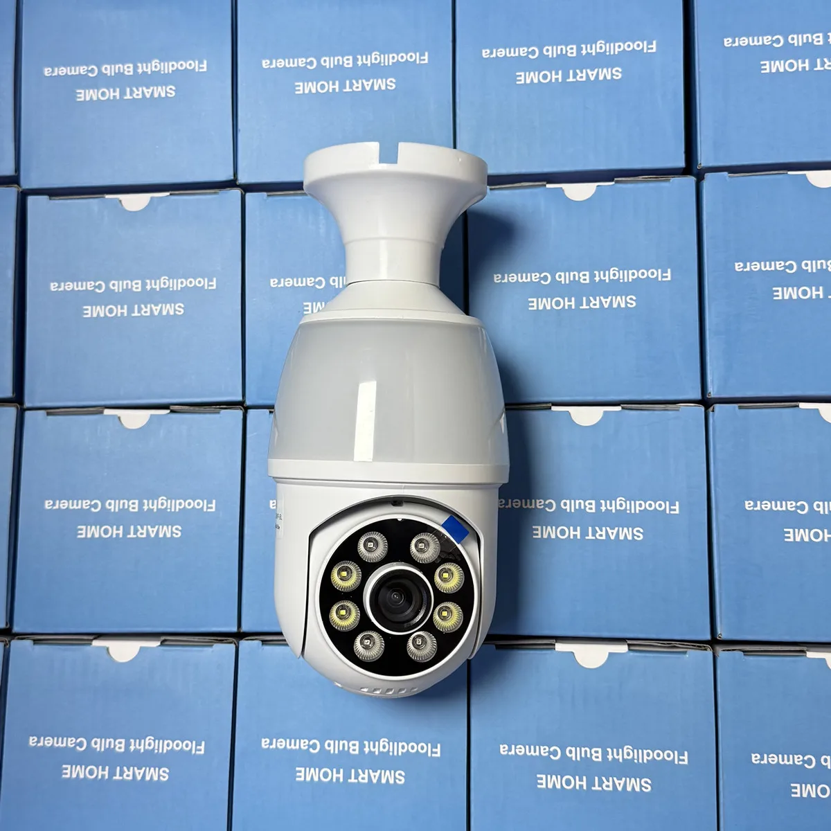 3MP 1296P iCsee APP Floodlight Full Color E27 Wireless PTZ IP Dome Camera AI Humanoid Detection Security CCTV Baby Monitor 6