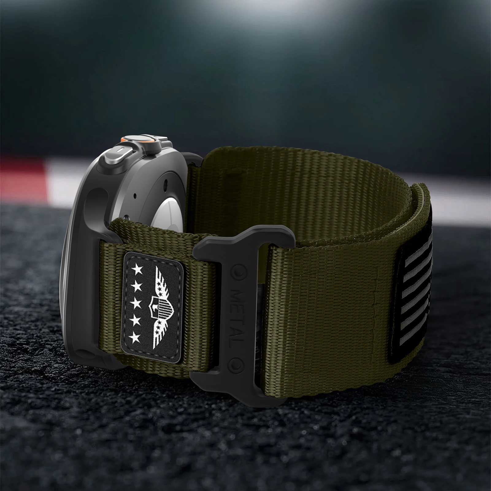 Adjustable Nylon Sport Band Strap for Samsung Galaxy Watch Ultra - 47mm Wrist Accessory Bracelet