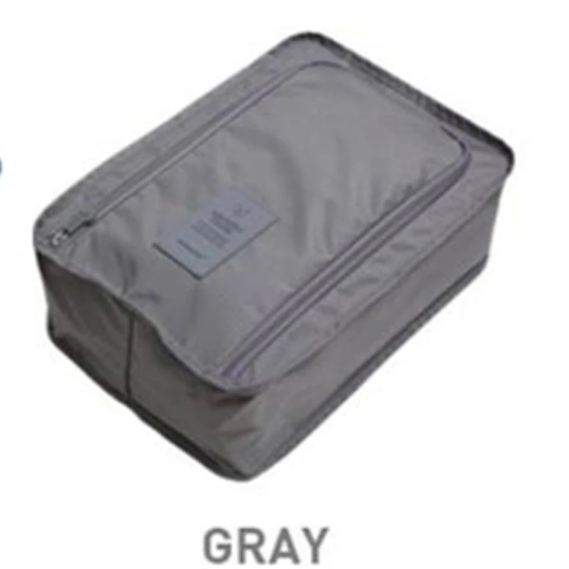 Grey shoe bag