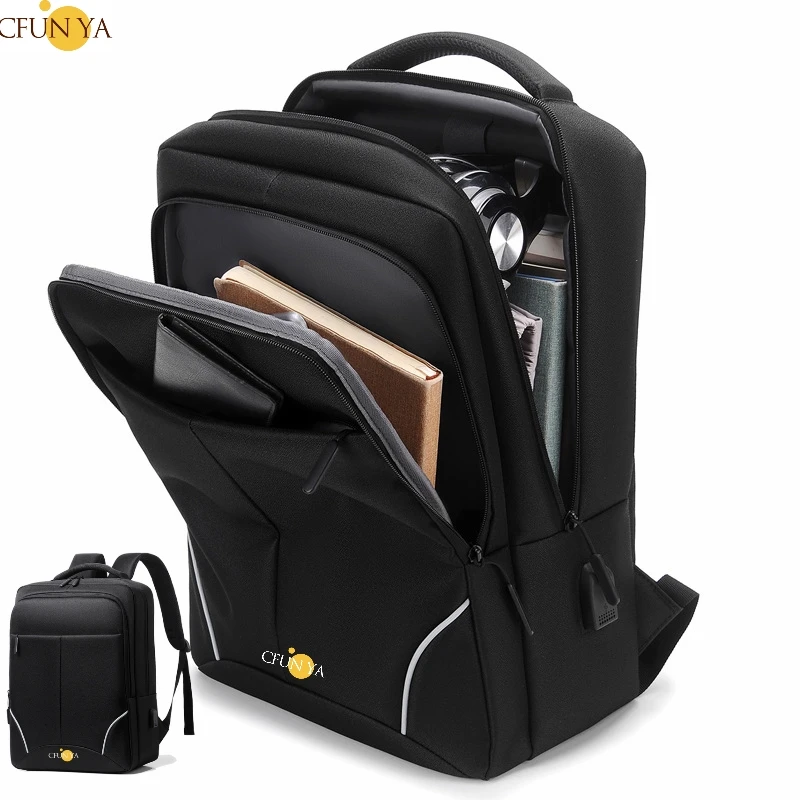 

CFUN YA New Swiss 15.6" Laptop USB Backpack School Bag Rucksack Men Bagpack Travel Male Leisure Teen Computer Backpack Mochila