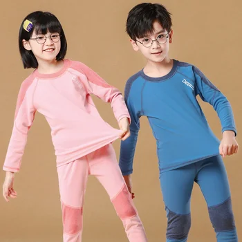 Bambini autunno inverno set di abbigliamento ragazzi ragazze moda nuovi pigiami set biancheria intima termica vestiti per bambini indumenti da notte caldi per bambini