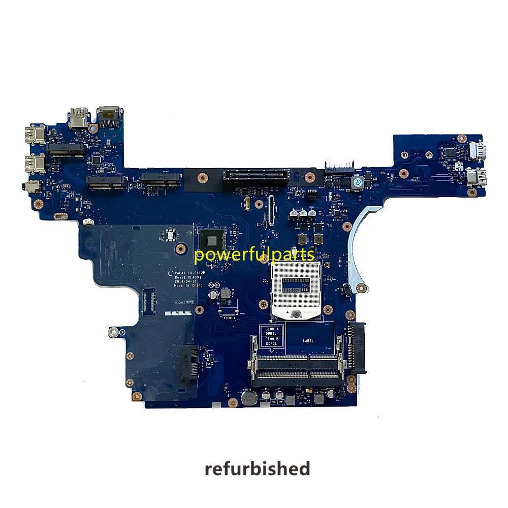 For Dell Latitude E6540 Motherboard 0MKY36 00C96W VALA1 LA-9412P DDR3 Working Good