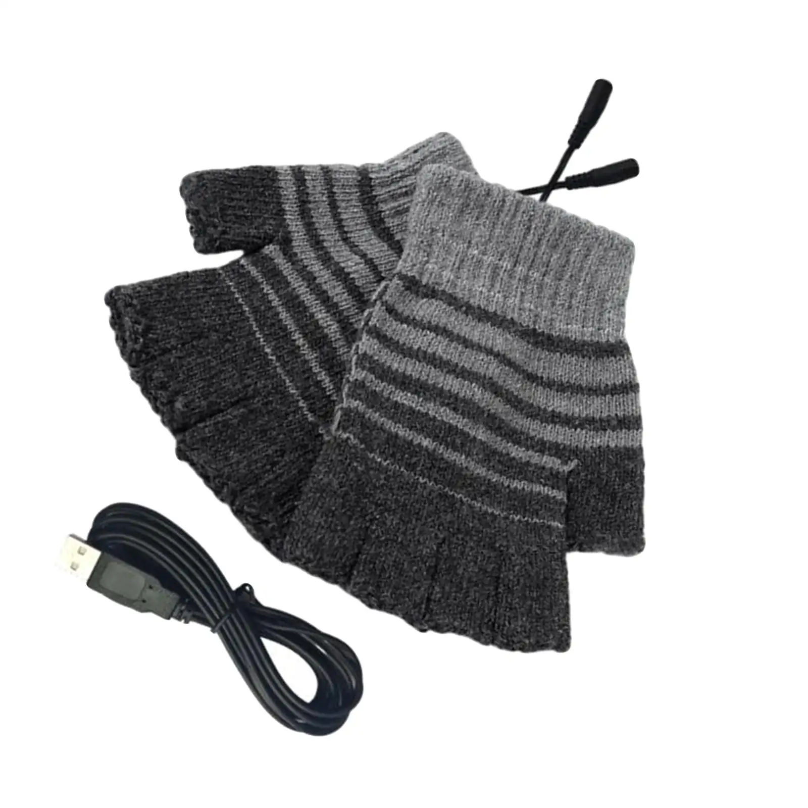 USB Heated Gloves, Rechargeable Electric Battery Heated Gloves for Climbing Hiking, Winter  Thermal Heated Gloves 4
