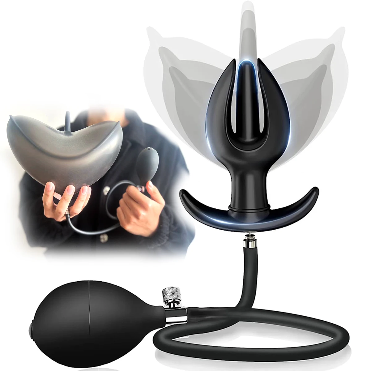 Anal Expander Erweitern Aufblasbare Anal Plug Übergroße Einlauf Training Butt Plug Butt Dilatator Arsch Prostata Sex Spielzeug für Männer Frauen