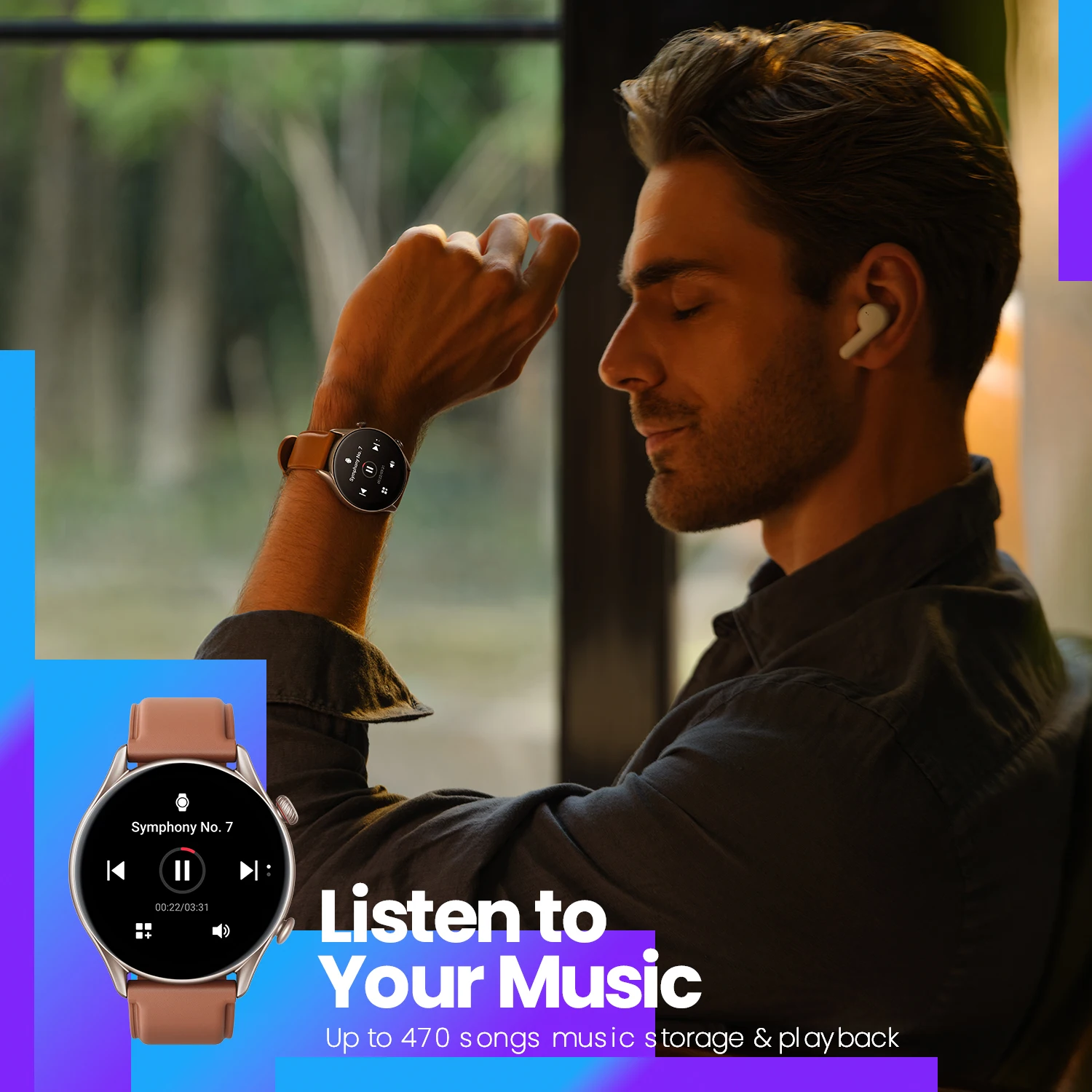 Novo amazfit gtr 3 pro gtr3 pro GTR-3 pro 46mm smartwatch 150 +