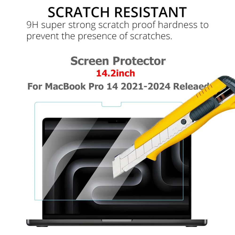 Premium 14.2-Inch Laptop Screen Protector - Tempered Glass