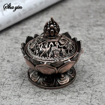 Brass Lotus Incense Burner 1