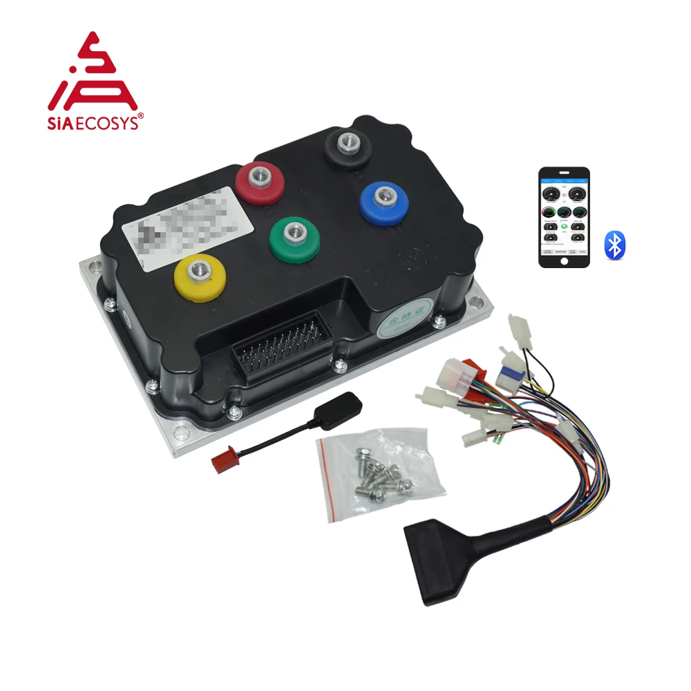 Free Shipping SIAECOSYS/FARDRIVER High Power Electric Motorcycle Controller 530A 6000W BLDC Programmable ND96530 For QSMotor free shiping fardriver nd721800 bldc 800a 10 15kw high power electric motorcycle controller