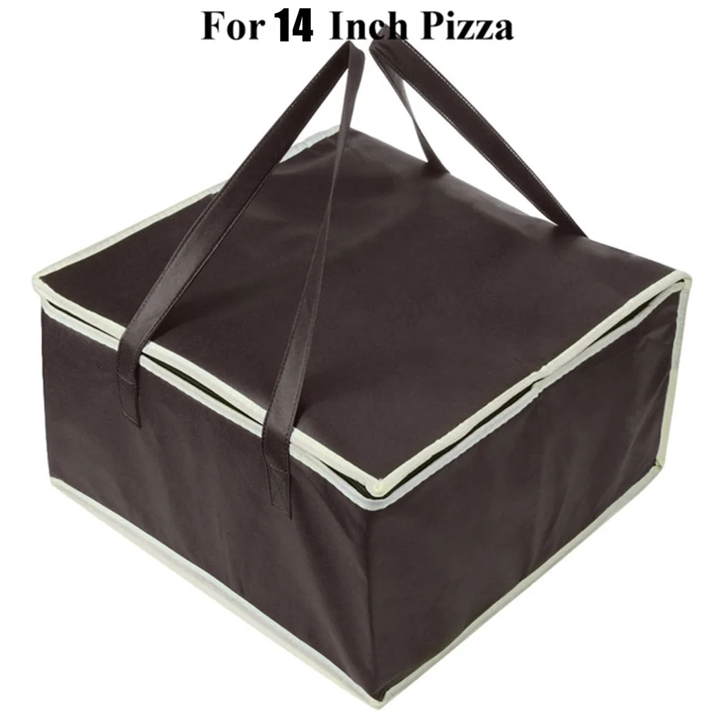 Food Pizza Delivery Insulated Bag Waterproof Camping Warmer Cold Thermal Bag Non-woven Fabric Storage Bag 4