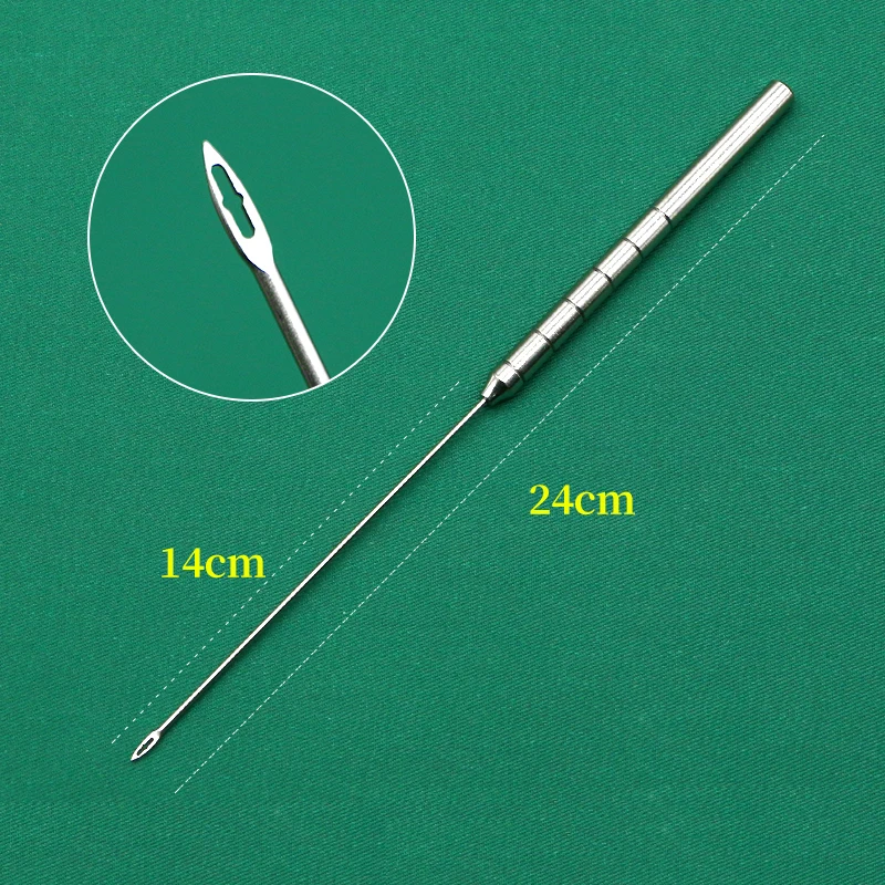 Facial tissue puncture guide needle face lift operation line carving large V embedding line