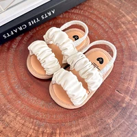 Baby Boys Girls Sandals Soft Sole Summer Infant Wedding Dress Flat Shoes Beach Sandal Newborn Crib Shoes First Walkers 6