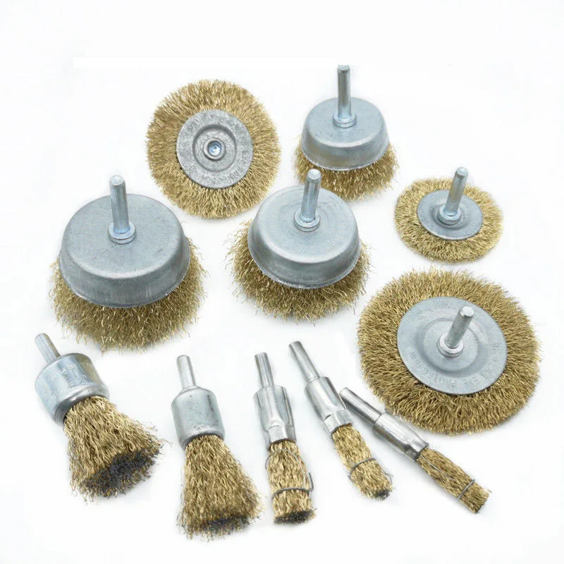 Engineblockcleaningwirebrushhanddrillbrushpolishingwirewheel