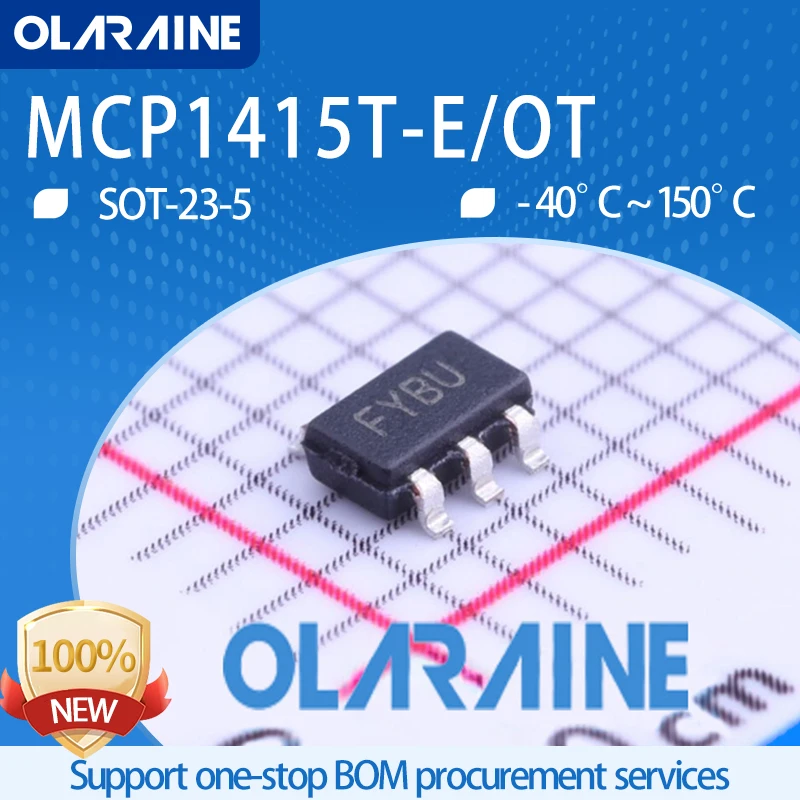 

5Pcs MCP1415T-E/OT SOT-23-5 SMD 1 Output 18 V Gate Driver 1.5A SNGL MOSFET Drvr