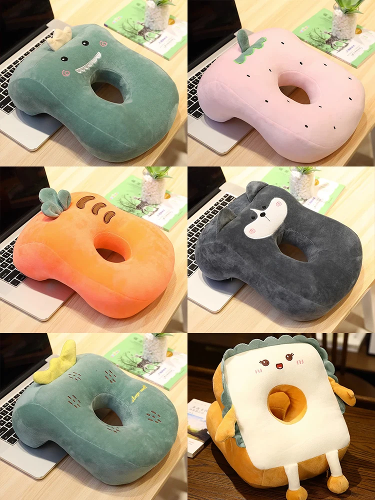 Cute Cartoon Children's Sp Pillow Ne Support Plu Material PP Cotton Filled Office Nap Pillow Student School Scene