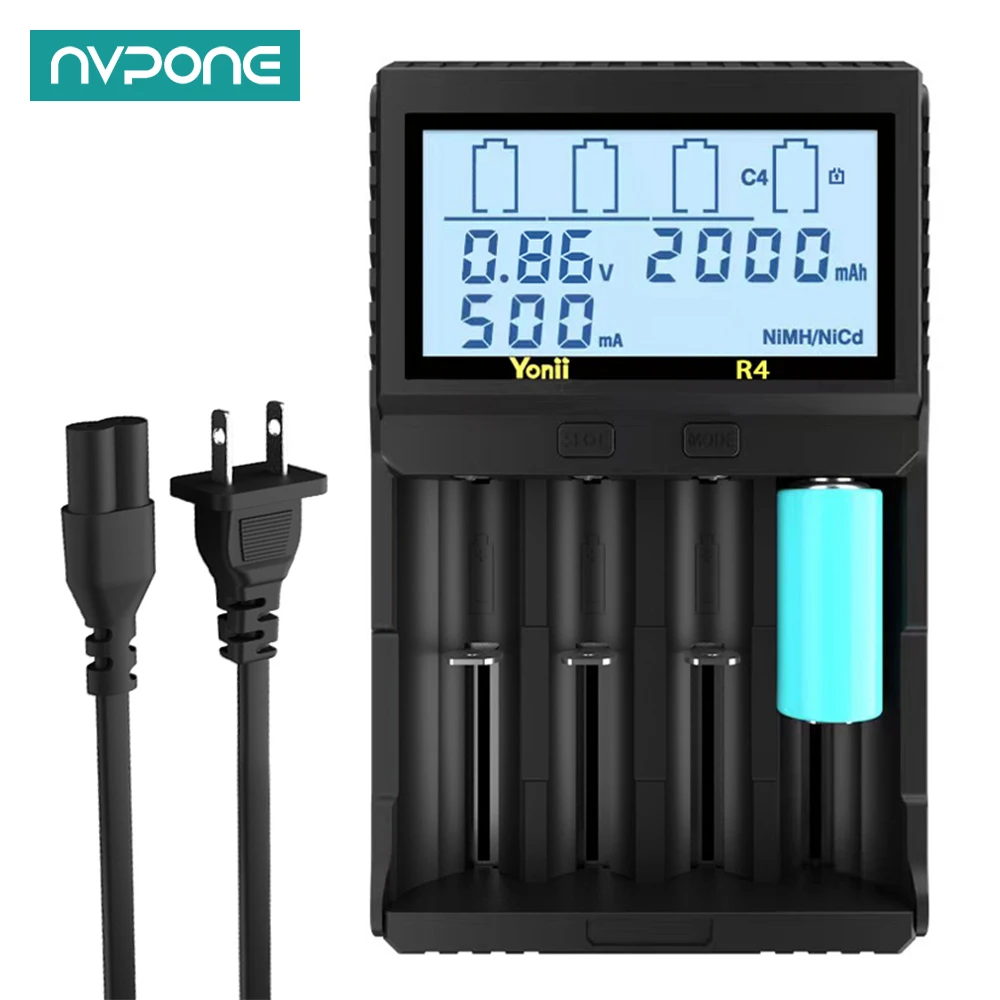 

Universal Smart Battery Charger 2A Fast Charging for NiMH NiCd AA AAA 18650 21700 20700 26650 14500 16340 18500 Batteries