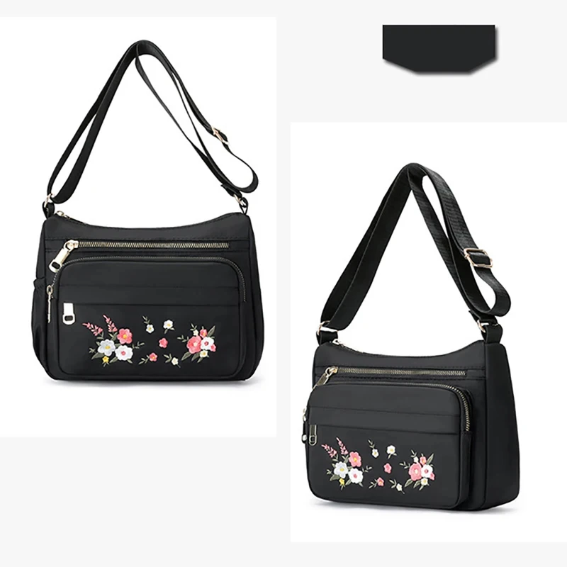 Geestock نايلون حقيبة كتف نسائية مقاوم للماء حقيبة...