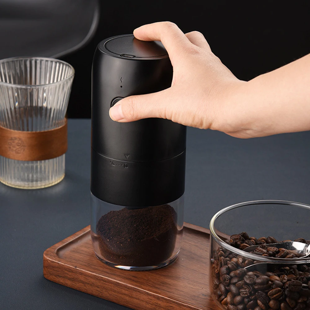 

Mini Electric Coffee Bean Grinder Small Coffee Mill Grinder Stainless Steel Grinding Core USB Charge Coffee Grinder Processor