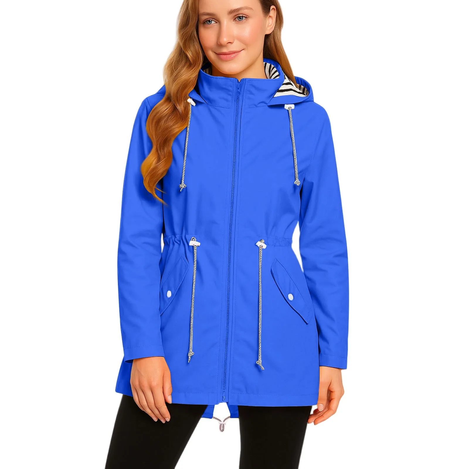 Ladies' Waterproof Long Raincoat – Perfect Gift