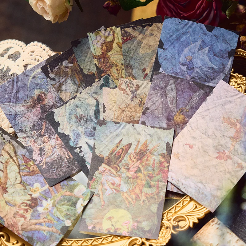 Vintage Diy Material Paper 50 pcs Decorative Scrapbooking Creativity Background paper Hand made Craft Supplies scrapbook paper,craft paper,scrapbook materials,handmade craft paper,handmade paper,scrapbooking material,scrapbooking paper,diy craft materials