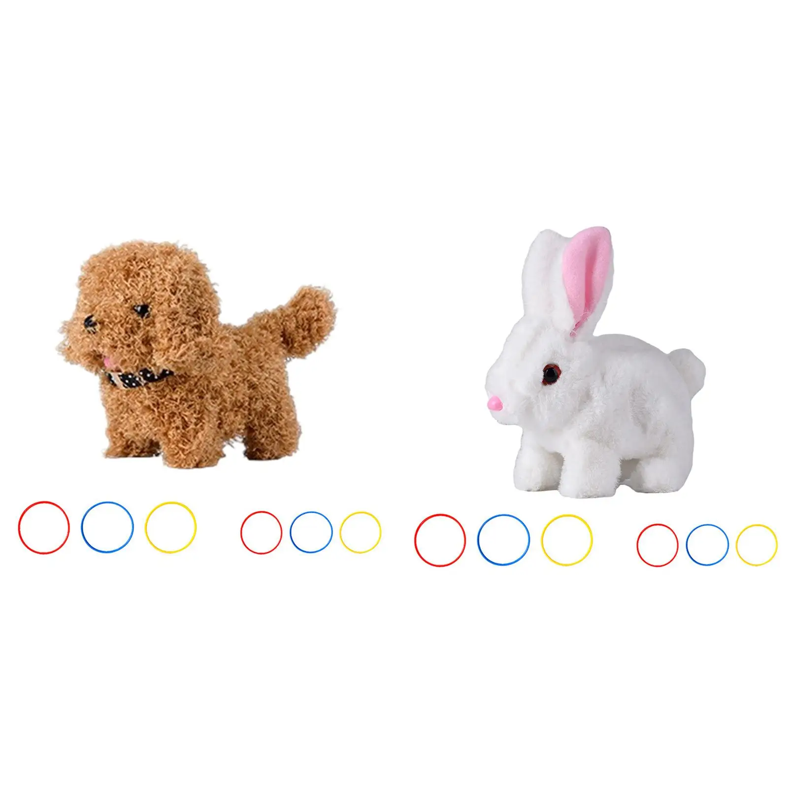 Electronic Plush Pet Companion Cute Realistic Walking Barking Toy Interactive for Birthday Toddler Girls Boys Christmas Kids